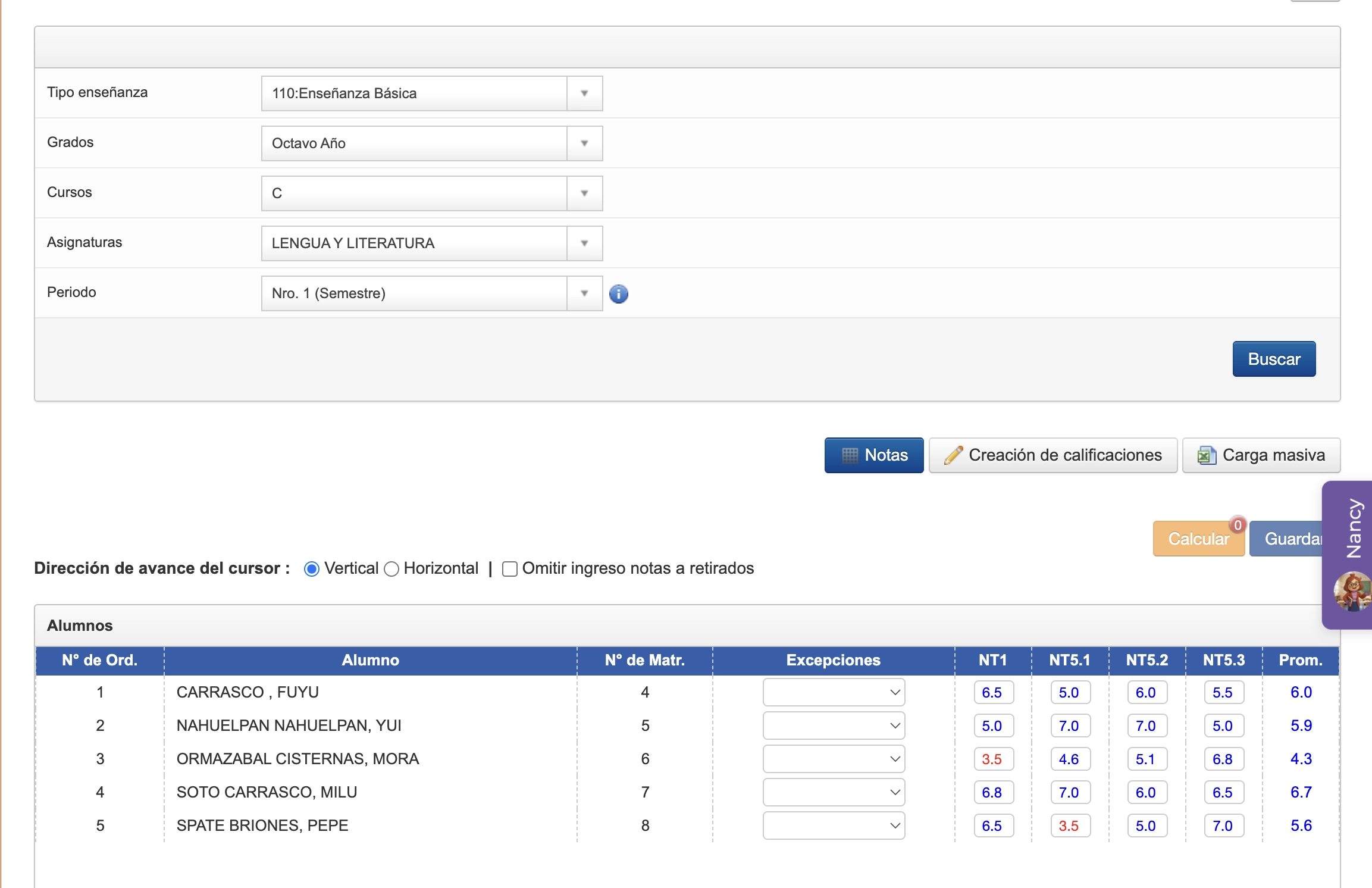 Libro de clases digital 2