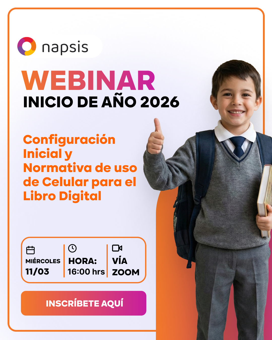 Flyer Próximo Webinar
